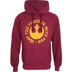 Star Wars Sweatere Star Wars Disney Hættetrøje May the Force Be With You - Burgundy