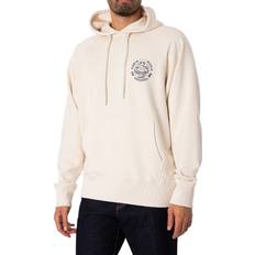 Edwin Music Channel Graphic Pullover Hoodie Whisper White