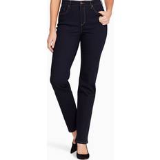 Gloria Vanderbilt womens Amanda classic High Rise Tapered Jean, Rinse Noir, Petite Regular