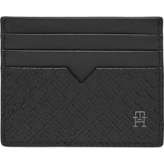 Tommy Hilfiger Monogram Credit Card Holder - Black