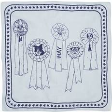 Dogs Scarf 55 x 55 Light Blue W55 L55