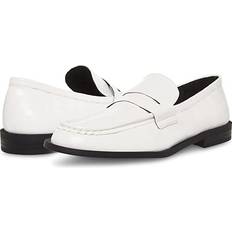 Steve Madden Low Shoes Steve Madden Goodman Loafer White Croco Women's Shoes White