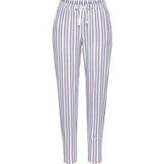 Nainen - Sininen Pyjamat s.Oliver Pyjamahousut - Sininen/Vaaleanpunainen/Offwhite