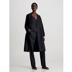 Calvin Klein Cotone Cappotti Calvin Klein Trench - Nero