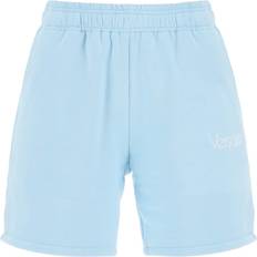 Versace Clothing Versace Sweatshorts with Re-Edition Logo - Light Blue