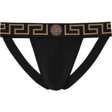 Versace Greca Border Jockstrap - Black