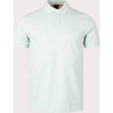 Türkis Poloshirts BOSS Orange Herren Polo-Shirt - Turquoise/Aqua446