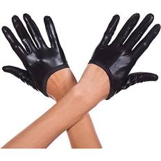 Music Legs Black Cropped Adult Gloves Black