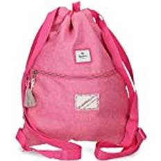 Pepe Jeans Luna Rosa Rucksack mit Reißverschluss 35x46 cm Polyester