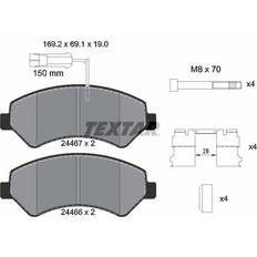 Friktionsbremser Textar jumper fiat ducato maxi 35 peugeot boxer