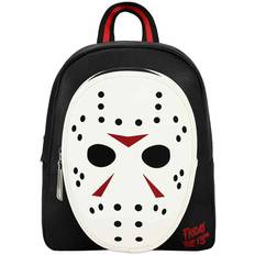 Bags BioWorld Friday the 13th Jason Mini Glow in the Dark Backpack Black/Red/White One-Size