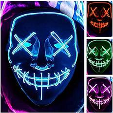 TBZZXC LED Purge Light Up Scary Mask