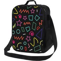 Kids Lunch Bag 80s Party Insulated Tote Box