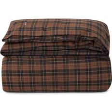 Lexington OEKO-TEX Påslakan Lexington Checked Brown/Dark Grey Påslakan Brun (210x150cm)