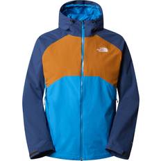 The North Face Stratos Hooded Jacket - Skyline Blue/Desert Rust/Shady Blue