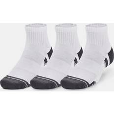 Bekleidung Under Armour Performance Knöchelhohe Unisex-Baumwollsocken im 3er-Pack Weiß Weiß Pitch Grau