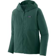 Patagonia Herren R1 TechFace Hoodie Jacke gruen