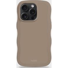 Holdit Phone Case Wavy Mocha Brown iPhone 14 Pro Max