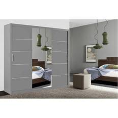 Olympia Grey, 250cm Lyon Sliding Wardrobe