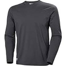 Helly Hansen Herre T-shirts Helly Hansen Helly Hansen Classic langærmet T-shirt, Mørkegrå