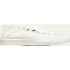 Schuhe Giorgio Armani Men's Woven Leather Slip-On Sneakers