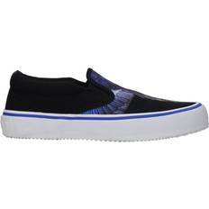 Marcelo Burlon Marcelo Burlon-Slip On Tessuto Nero Blu-Uomo