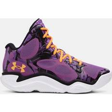 Yellow Basketball Shoes Under Armour Curry Spawn FloTro Basketball Shoes Provence Purple Black Nova Orange