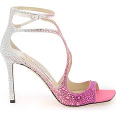 Jimmy Choo Azia 95 Pumps with Crystals - Fuchsia