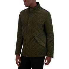 Cole Haan Men's Diamond-Quilted Corduroy Jacket Olive