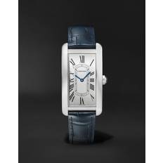 Cartier Watches Cartier Tank Américaine Automatic 44.4mm and Alligator Watch, Ref. No. CRWSTA0083 Men White