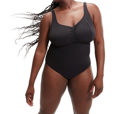 Solid Colours Swimsuits Speedo Women's Shaping AquaNite Swimsuit Plus Size - Black