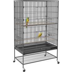 Pawhut Fågel & Insekter Husdjur Pawhut Fågelbur Med Sittpinnar 94 x 57 x 153 cm