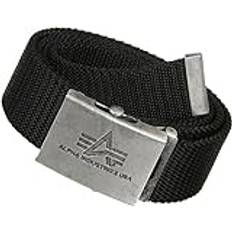 Alpha Industries Unisex Heavy Duty Belt Gürtel, Black, Einheitsgröße