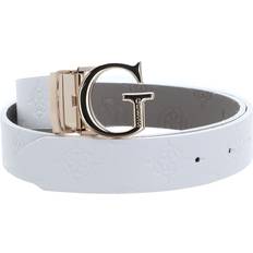 Guess Accessories Guess James 4G Logo Belt White