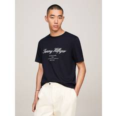 Tommy Hilfiger Exclusive Script Logo Jersey T-Shirt DESERT SKY