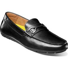 Florsheim Wide Width Motor Bit Driving Loafer Men's Black Loafers Drivers