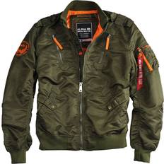 Bekleidung Alpha Industries Asmc fliegerjacke falcon ii dark green Grün