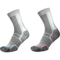 Dame - Sølv Sokker 1000 Mile Trek Anatomical Recycled Socks Pack of