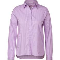 Cecil Gestreifte Hemdbluse Lila