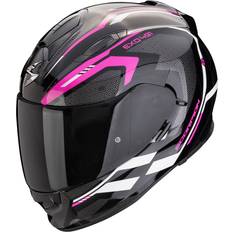 Pink Motorcycle Helmets Scorpion Kripta Full Face Helmet - Black/Pink/White