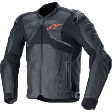 Motorcykeludstyr Alpinestars MC-Jakke Atem V5 Leather, Sort