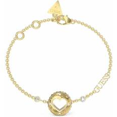 Guess Armbänder Guess Delicate Gold-Plated Rolling Hearts Bracelet - Gold