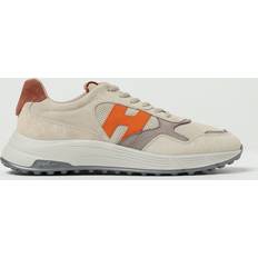 Hogan Sko Hogan Sneakers Med Orange Logo - Beige