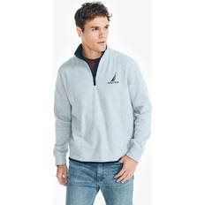 Nautica Men's Quarter-Zip Fleece Sweatshirt, Grey