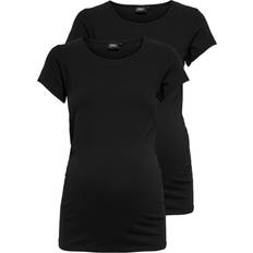 Gravidklänningar Gravid- & Amningskläder Only T-Shirt 2-Pack