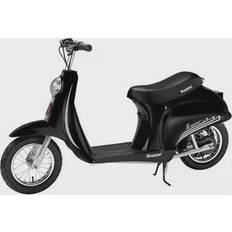 Toys Razor Pocket Mod Miniature Euro 24V Electric Kids Ride On Retro Scooter, Black, Grey