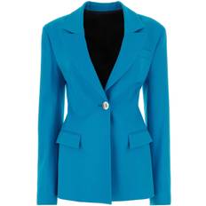 Turquoise - Women Blazers The Attico Turquoise Stretch Wool Blazer