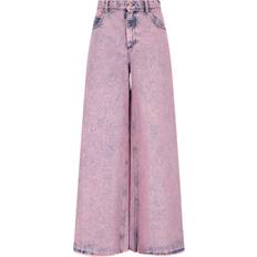 Purple Jeans Marni High-Rise Wide-Leg Jeans Pink