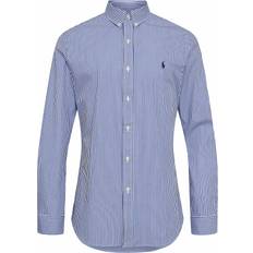 Polo Ralph Lauren 50/1 Bistrch Poplinslbdppcs Mand Skjorter Slim Fit hos Magasin Blå/hvid
