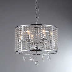 Warehouse of Tiffany Kirke Chrome Pendant Lamp